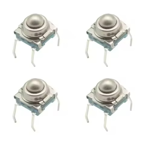 5PCS TS-F007 7*7 Metal Steel Ball Reset Switch DIP Type 4 Pin Tactile Switch For arduino Board Modul