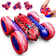Remote Control Car,RC Cars for 4 5 6 7 8 9 10 11 12 Year Old Boy Double Sided 360°Flip 4WD Rechargea