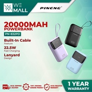 Pineng PN-832PD 22.5W 20000mAh Powerbank (Purple/Blue/Black)
