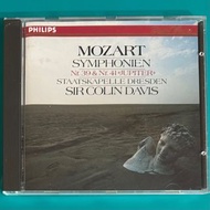 Mozart Symphony 39 &amp; 41 Jupiter Colin Davis 西德銀圈 舊版 cd 古典 莫札特 交響 philips