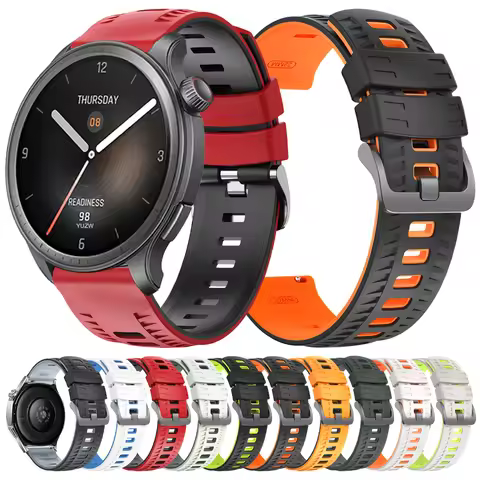 Sports Silicone Strap For Huami Amazfit BALANCE/CHEETAH Pro Wristbands Amazfit GTR 4 2e 47mm GTR3 Pr