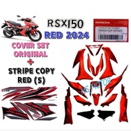COVERSET RSX150 NEW RED 2024 ORIGINAL BSH 06900-K2P-M70ZG HONDA RSX 150 BODY COVER SET + STICKER STR