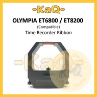 OLYMPIA ET6800 ET 6800 ET-8200 ET 8200 8500Punch Card / Time Recorder Ink Ribbon Dual Color Compatib
