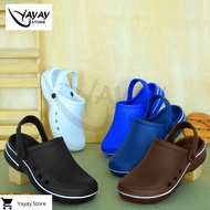 CODE F94G Special Plain Frog Sandals for Men and Women Unisex Soft Waterproof size 36 to 44