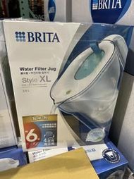 BRITA 純淨濾水壺3.6公升（內含濾心*6入)  2099元--可超取付款