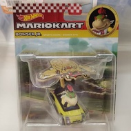 Hot Wheels Mario Kart Bowser Jr Sport Coupe + Bowser Kite New