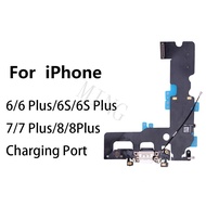 MBF6 &Charging Port Dock USB Connector Flex For i Phone 6 6S 7 8 Plus Microphone Flex cable&