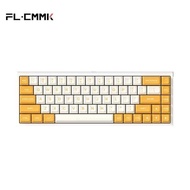 【High Quality】 FLESPORTS Fl680 Three-Mode Keyboard 68 Keys RGB Hot-Swappable 2.4G Wireless Bluetooth