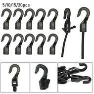 WATCHFUL 5/10/15/20pcs For Bungee Shock Outdoor Tool Plastic Rope Buckle Camping Tent Hook Straps Hooks Elastic Ropes Buckles