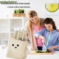 GADGETGLOW​ Knives Storage Rack, Stable Space Saving Countertop Knives Holder, Multifunctional Large