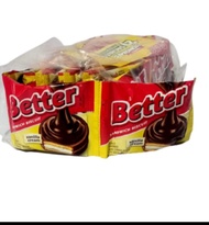 BETTER Sandwich biskuit coklat vanila sachet 27 g kemasan baru