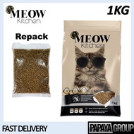 [REPACK] [ PAPAYA GROUP ] MEOW Kitchen Cat Dry Food ( 1000G / 1KG ) ( Chicken Tuna ) - Cat Food Dry Food / Repack Cat Food / Repack Food / Makanan Kucing Murah Kualiti Kibbles / Murah Makanan Kucing Kering / Repack Makanan Kucing