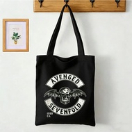 2026 Tote Bag A7x Retro Rock Band AVENGED SEVENFOLD ASIA TOUR 2026 Simple Shoulder Carry Canvas Ba