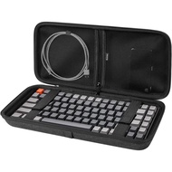 Linkidea Hard Travel Case for 75% Keyboard, 84 Key Keyboard Carrying Case Protective Storage Box Bag