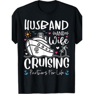 Made US Couple Trip Cruising Cruise Ship Vacation Husband Wife T-Shirt