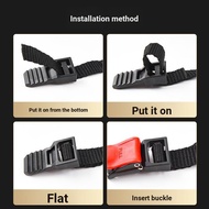 Tyk 7/6 Helmet Chin Buckle, 3-Section Quick Release Lock, Universal Pin Buckle Accessory for Motorcy