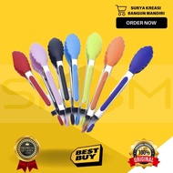 COLORED FOOD TONGS - FOOD TONGS - FOOD TONGS - SILICONE TONGS - CAKE TONGS - FRIED TONGS