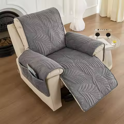 Lazy Sofa Cushion Four Seasons Single Sofa Cover Chivas Massage Chair Non-Slip Cushion Recliner Armr