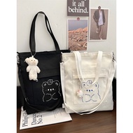 handbag women handle bag handbag women bonia Bag Female Preppy Style Japanese Class Canvas Bag