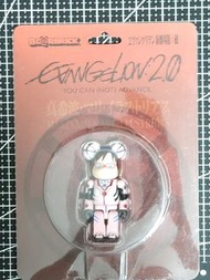 全新 真希波 EVANGELION 2.0 新世紀福音戰士 EVA 新劇場版：破  medicomtoy be@rbrick  bearbrick 100% 熊仔 隱藏 絕版 擺設 裝飾 玩具 積木 