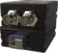 Mini 12G-SDI Video to LC Fiber Optical Converter - 1-Channel 4K SDI Signal, Supports 12G/6G/3G/HD/SD
