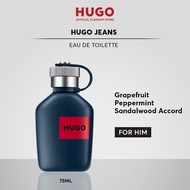 น้ำหอมผู้ชาย HUGO Jeans Eau De Toilette For Men - Grapefruit Peppermint Sandalwood Accord - Fougere