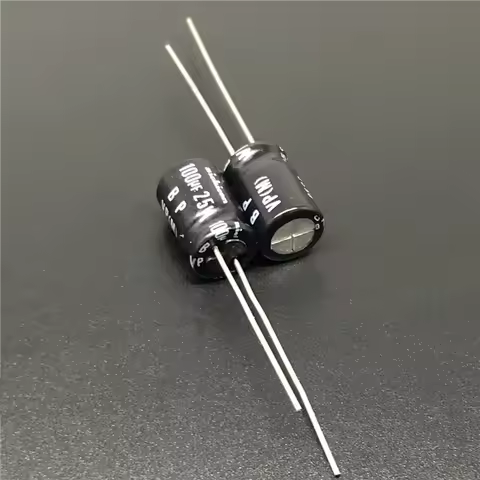10Pcs/100Pcs 100uF 25V NICHICON VP series 8x11.5mm 25V100uF Bipolar Electrolytic Capacitor