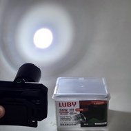 senter kepala luby zoom 50 Watt 2905 super terang senter kepala luby original