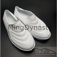 779  BOWLING Kampung Adidas White Rubber Waterproof Shoe Rubber Boot Kasut Getah Putih