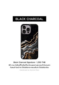 MagSafe Black Charcoal Signature - Gemme More - เคสไอโฟน เคสซัมซุง เคสกันเลนส์ กันกระแทก กันหน้าจอ