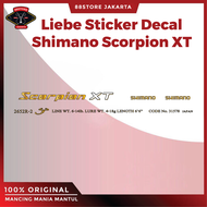 88StoreJakarta Liebe Sticker Decal Joran Shimano Scorpion XT (BELI 2 GRATIS 1 WARNA RANDOM)