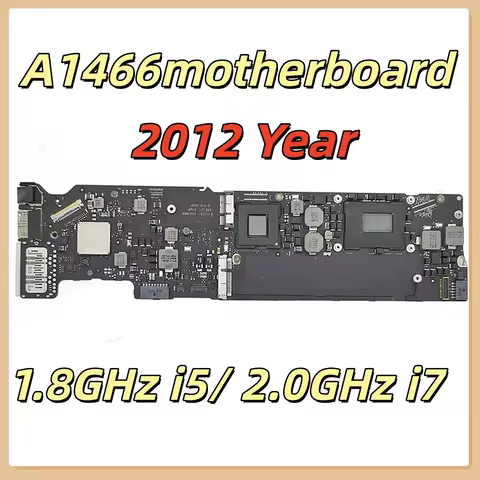 Original A1466 Motherboard, Suitable for MacBook Air 13 'A1466 Logic Card 820-3209-A 2012 1.8GHz I5 