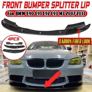 E90 Car Front Bumper Splitter Diffuser Lip Protector Spoiler Deflector Lips Guard For BMW E90 E91 E92 E93 M3 2007-2013