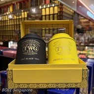 TWG TEA - BOULEVARD TEA SET _ Gift set _ 1837 Black Tea and Crème Brûlée Green Tea