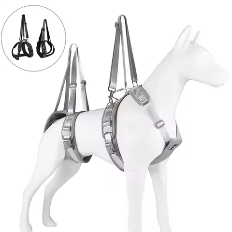 Dog Split Harness Assisted Front Rear Legs Support Disabled Elderly Canine Aid Treat ACL CCL Injury 