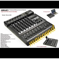 MIXER AUDIO ASHLEY REMIX 802 ORIGINAL MIXER ASHKEY REMIX802 8 CHANNEL