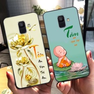 Samsung A8 2018 / A8 Plus / A8 + Case For Peace Of Mind Calligraphy, Centrifugal, Fortune, Feng Shui Cheap