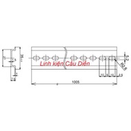 Din rail aluminum electrical equipment, aluminum rail, din-rail installation, Ace mounting bar - Alu