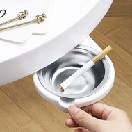 Indoor Hidden Adhesive Under Desk Rotating Ashtray Separable Easy to Clean Dormitory Under Desk Hidd