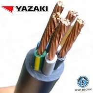 YAZAKI สายไฟ VCT-G 4 x 16/16 sqmm สายไฟ 5 คอร์ สายอ่อน สายทองแดงฝอย 4 x 16 sqmm+ 16 (with ground ) f