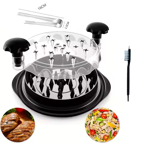 Chicken Shredder Large Chicken Breast Shredder Tool Twist With Anti-Slip Strip, Ergonomic Handle, Me