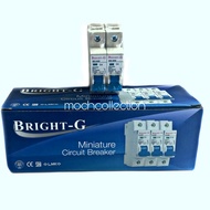 BRIGHT-G Mcb 4 Ampere untuk pembatas listrik dengan kapasitas daya 900 watt 1pak isi 12pcs