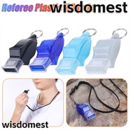 WISDOMEST 2PCS Referee Whistle Nuclearless  Sports Football Whistling