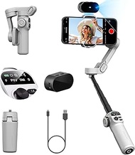 AOCHUAN Gimbal Stabilizer for Smartphone,NO APP Tracking,20CM Extension Rod,Face & Object Tracking s