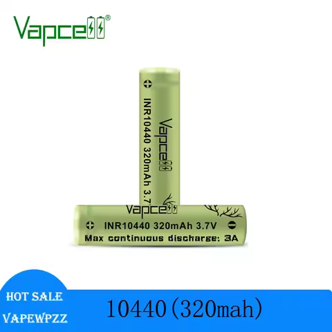 1-20pcs Original Vapcell Battery INR10440 320mAh 3A 3.7V Rechargable Battery 10440 Li-ion Batteries 