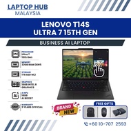 Lenovo New ThinkPad T14s Gen 6 Ultra 7 15th Gen Ai Laptop 14" Touchscreen 32GB RAM 7400Mhz 1TB SSD 3