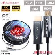 DB222 }}} Cable HDMI 2.0 Active Fiber optic 4K - Cable hdmi 2.0 optic 30m -40m