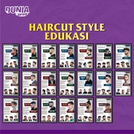 PRINT EDUCATIONAL BARBERSHOP POSTERS, THE LATEST MEN'S HAIR CUTTING POSTERS 2024 ART CARD ART CARDS
