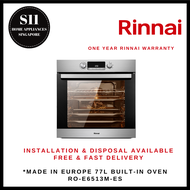 RINNAI *NEW* RO-E6513M-ES *MADE IN EUROPE 77L BUILT-IN OVEN - FREE TEFAL WOK PAN