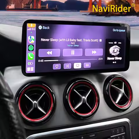 12.8" Android 15 Touch Screen Car Radio For Benz A B CLA GLA W176 W463 W246 2013-2018 Video Player C